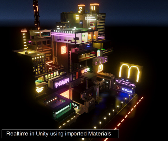 magicavoxel import two images