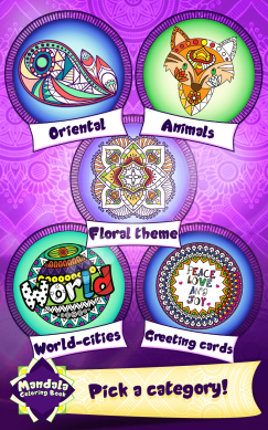 Mandala Coloring Book Game - Unity Asset