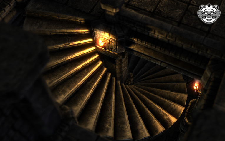 Modular Dungeon Kit Expansion 1: Stairs and MidWalls