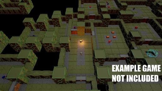 Voxel Dungeon Modular Pack With 10 Styles and many small props